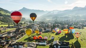 Heißluftballons Festival in September im Brixental 